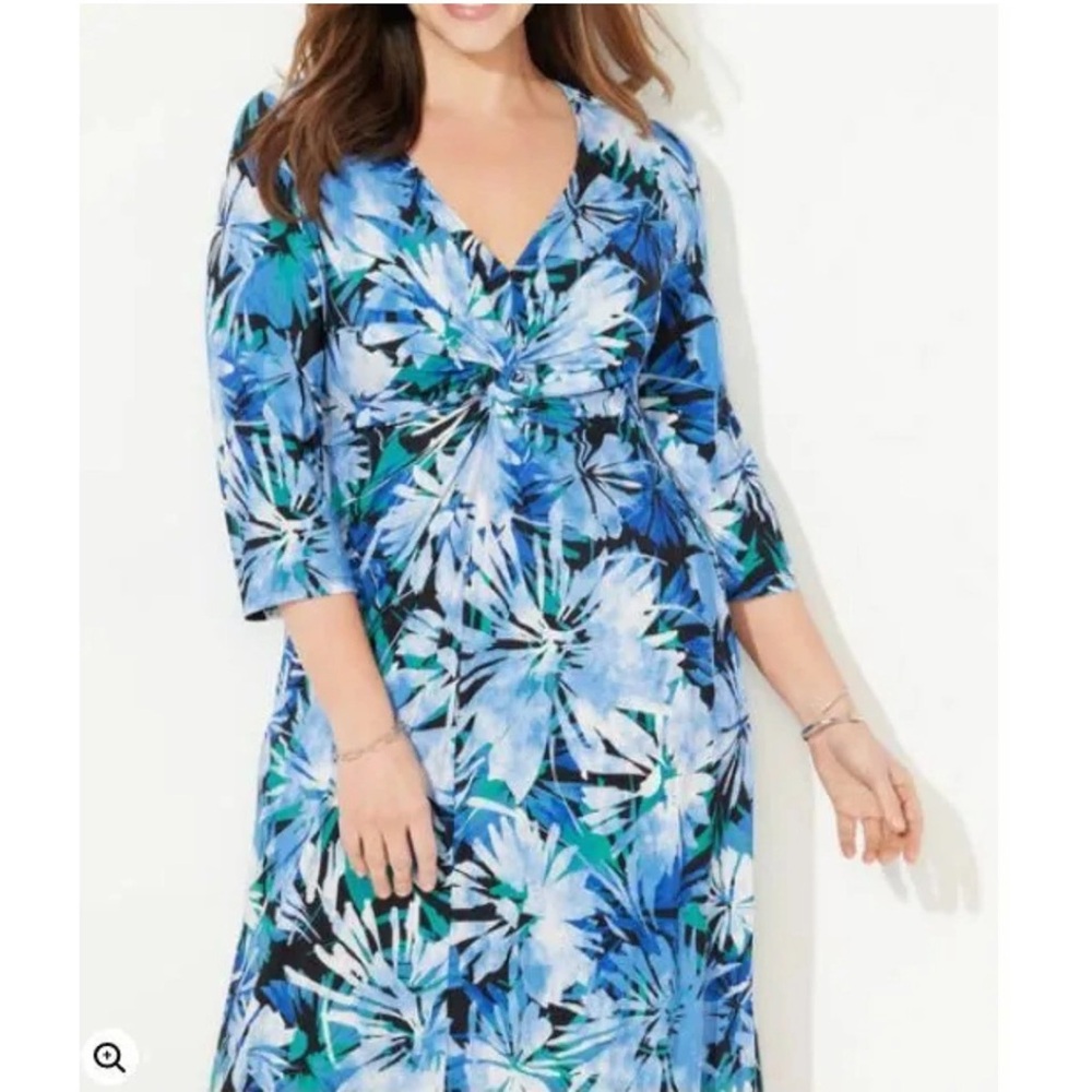 Brand New Catherine’s Garden Walk Twist Knot Maxi Dress - Picture 3 of 13